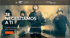 Desktop Screenshot of fuerzacivil.org.mx
