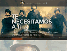 Tablet Screenshot of fuerzacivil.org.mx